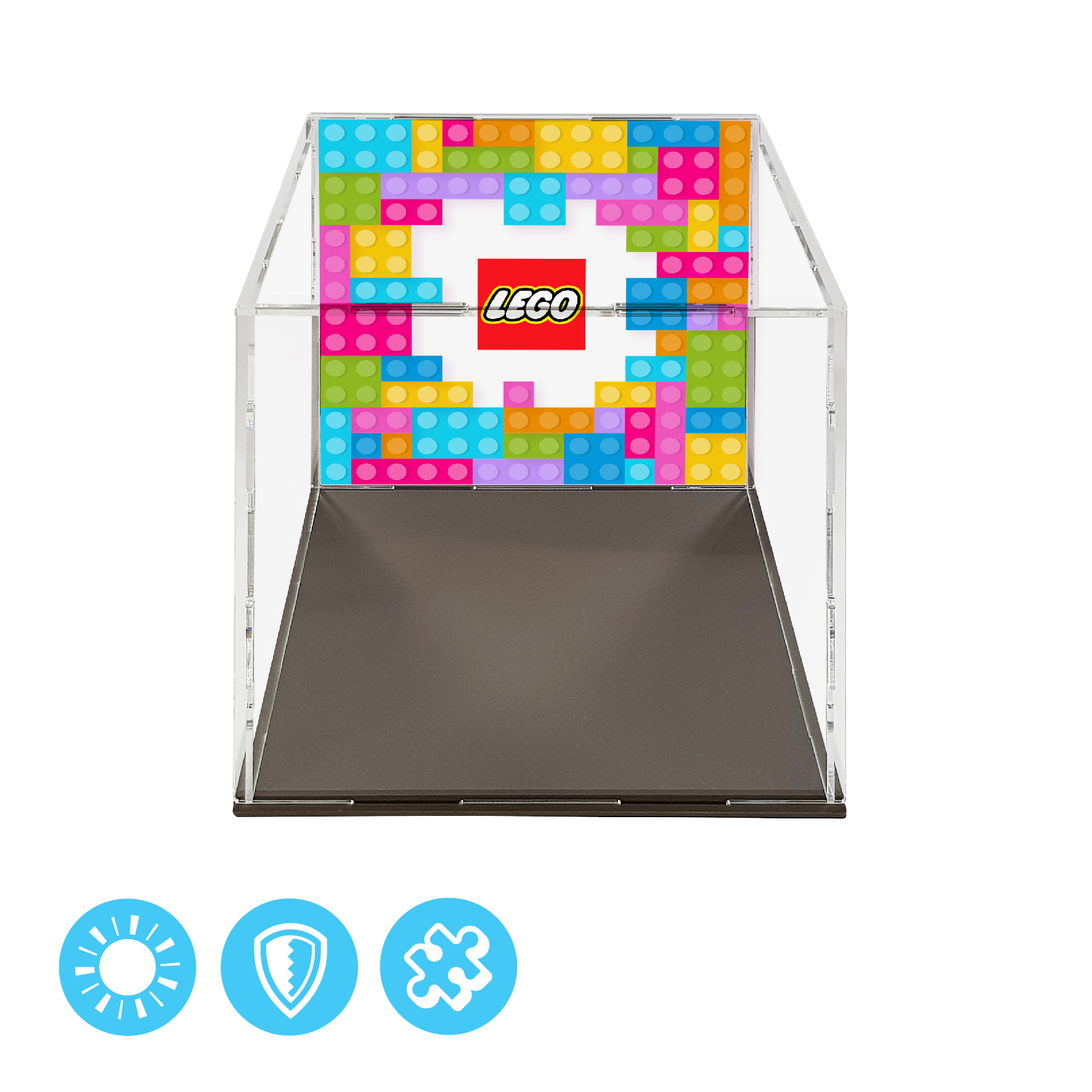 Display Cases 100 x 100 x 100mm Clear